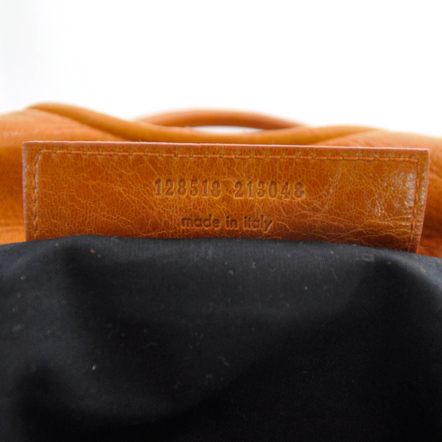 Balenciaga Chevre Ring Handle Hobo Pumpkin 8 of 8