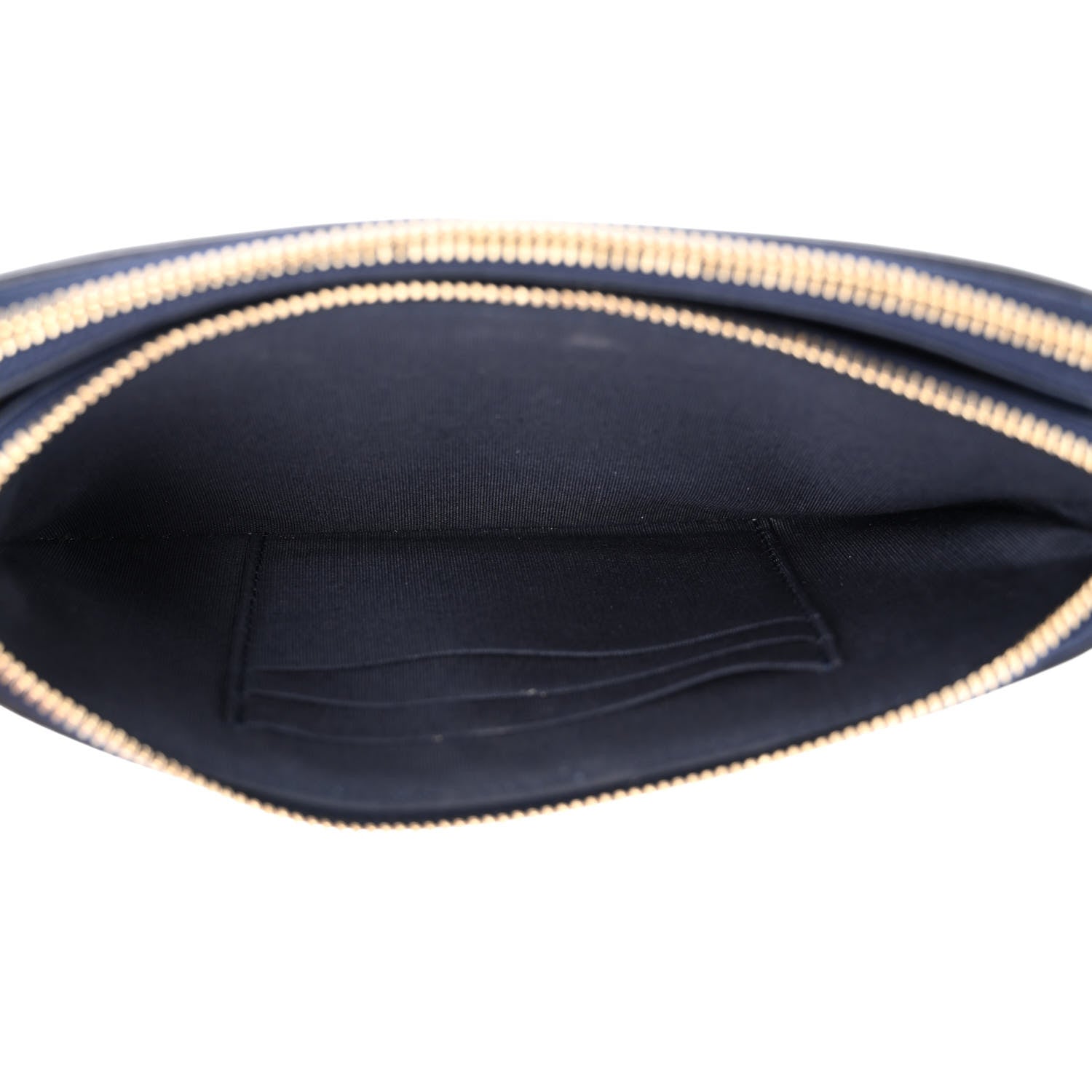 Chanel Caviar Quilted CC Filigree Clutch With Chain Navy 5 of 12