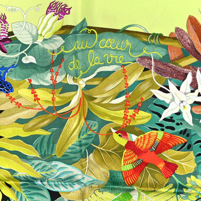 Hermes Silk Au Coeur de la Vie Scarf 90 5 of 5
