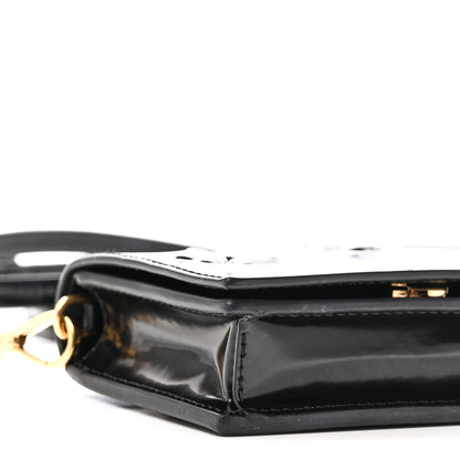 Prada Spazzolato Fior Card Holder With Strap Black 8 of 9