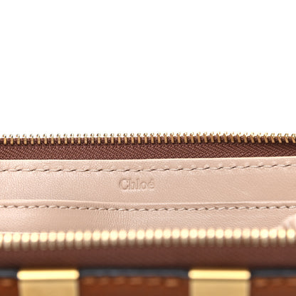 Chloe Grained Calfskin Marcie Long Zip Around Wallet Tan 6 of 6