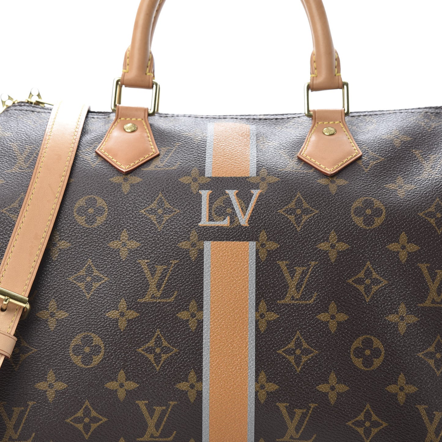 Monogram My LV Heritage Speedy Bandouliere 30 Moutarde Gris