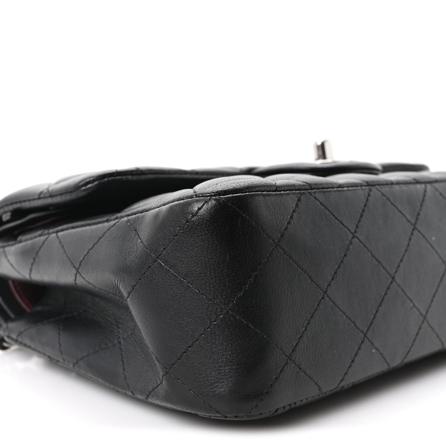Chanel Lambskin Quilted Small Double Flap Black 9 of 10