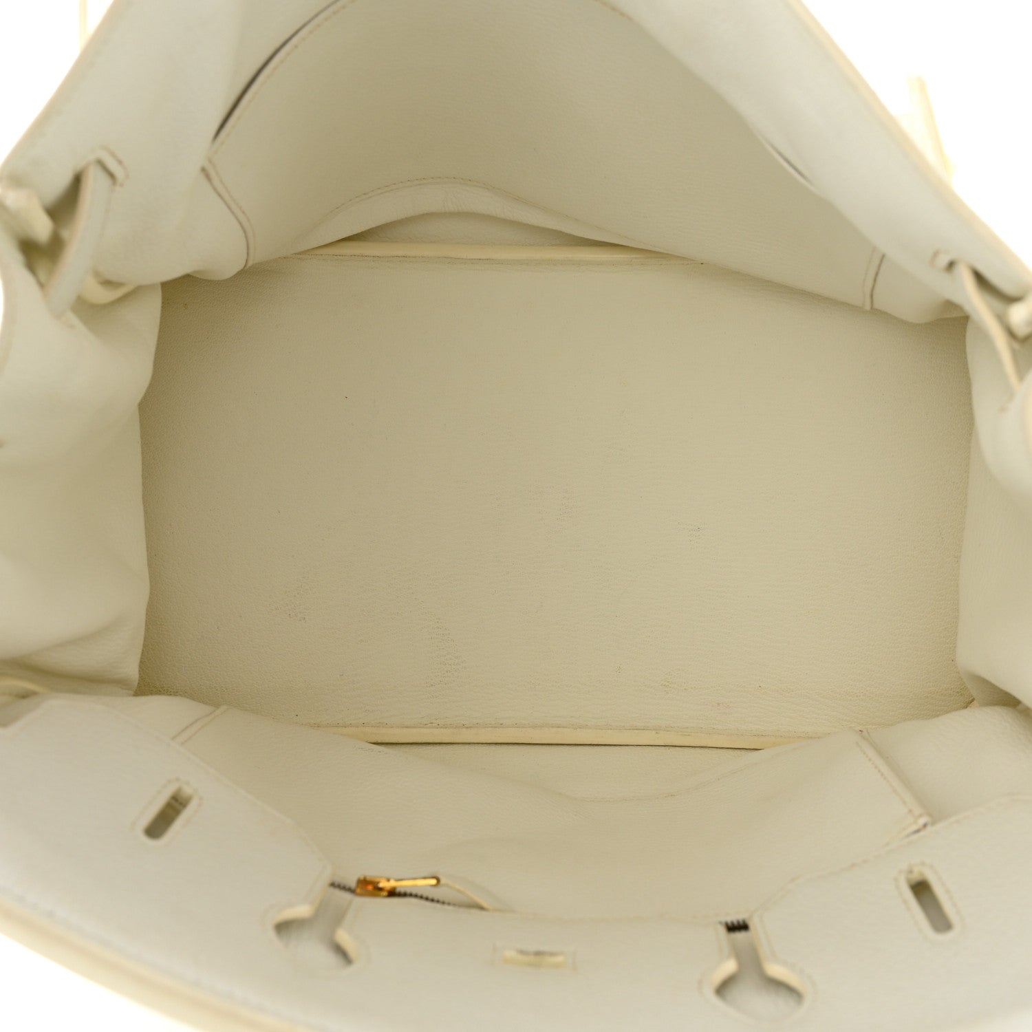 Hermes Taurillon Clemence Birkin 35 White 11 of 16