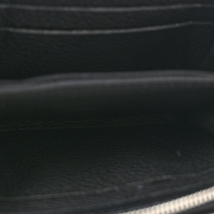 Louis Vuitton Calfskin Lockme Zippy Coin Purse Black 5 of 8