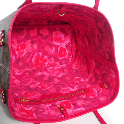 Louis Vuitton Monogram Articles de Voyage Ikat Neverfull MM Rose Indien 5 of 8