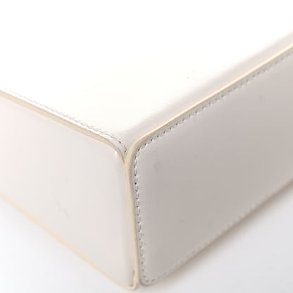 Givenchy Box Calfskin Small Cut Out Shoulder Bag Ivory 11 of 19