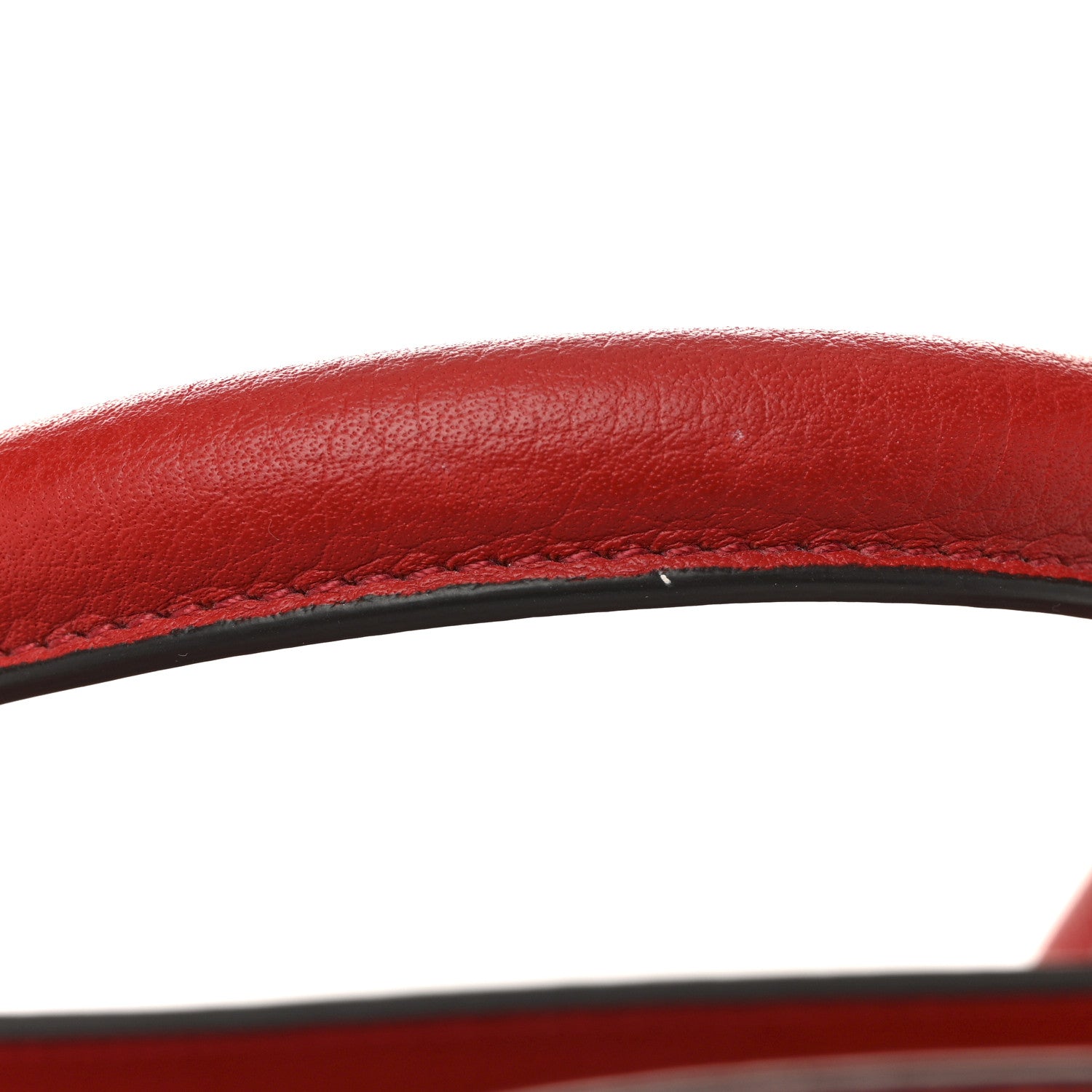 Celine Drummed Calfskin Mini Luggage Coquelicot 11 of 13