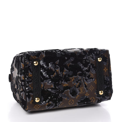 Louis Vuitton Monogram Fleur De Jais Sequins Speedy 30 4 of 10