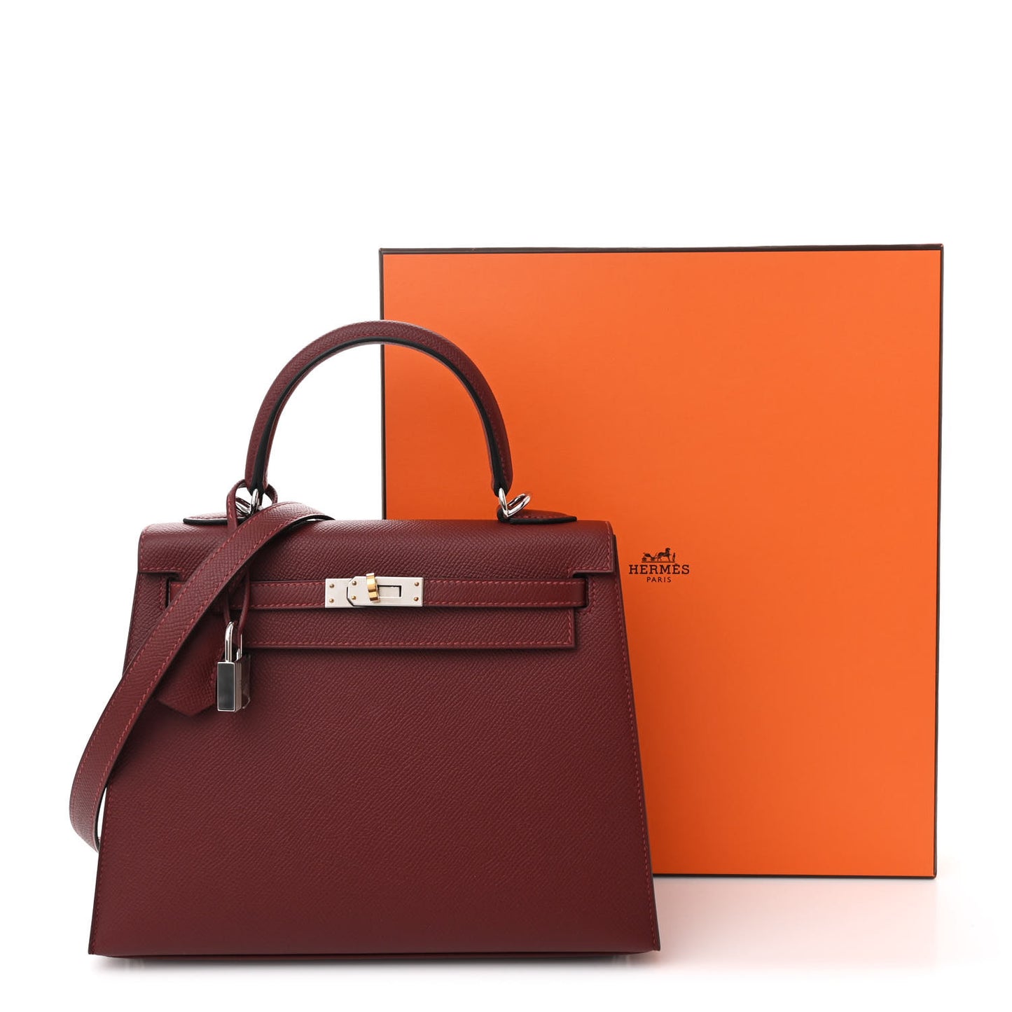 Epsom Kelly Sellier 25 Rouge H