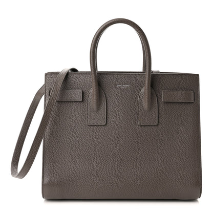 Saint Laurent Grained Calfskin Small Sac De Jour Dark Anthracite 1 of 10