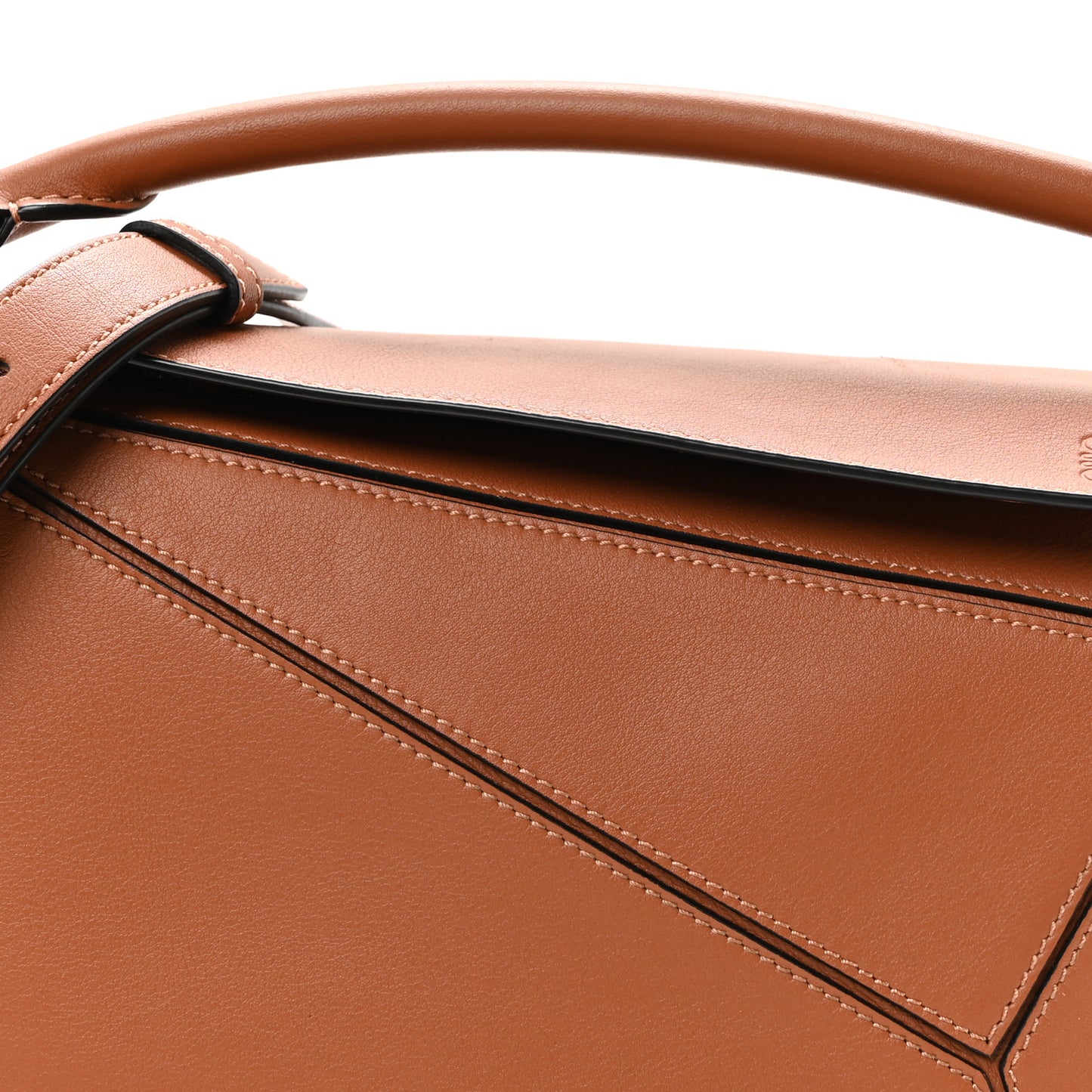 Calfskin Small Puzzle Bag Tan
