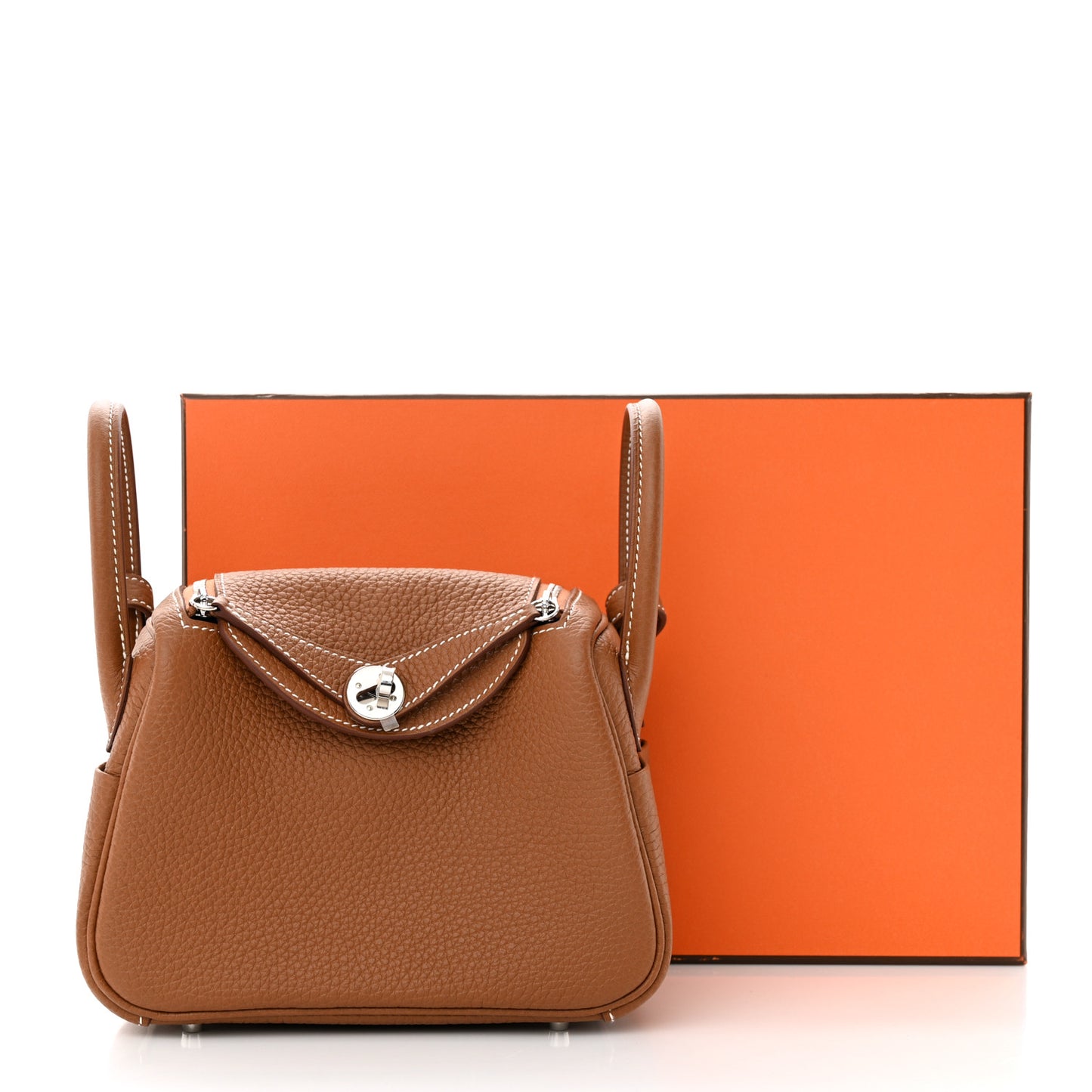 Taurillon Clemence Mini Lindy 20 Gold