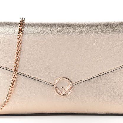 Fendi Vitello Laminato F is Fendi Envelope Wallet on Chain Rame 11 of 11