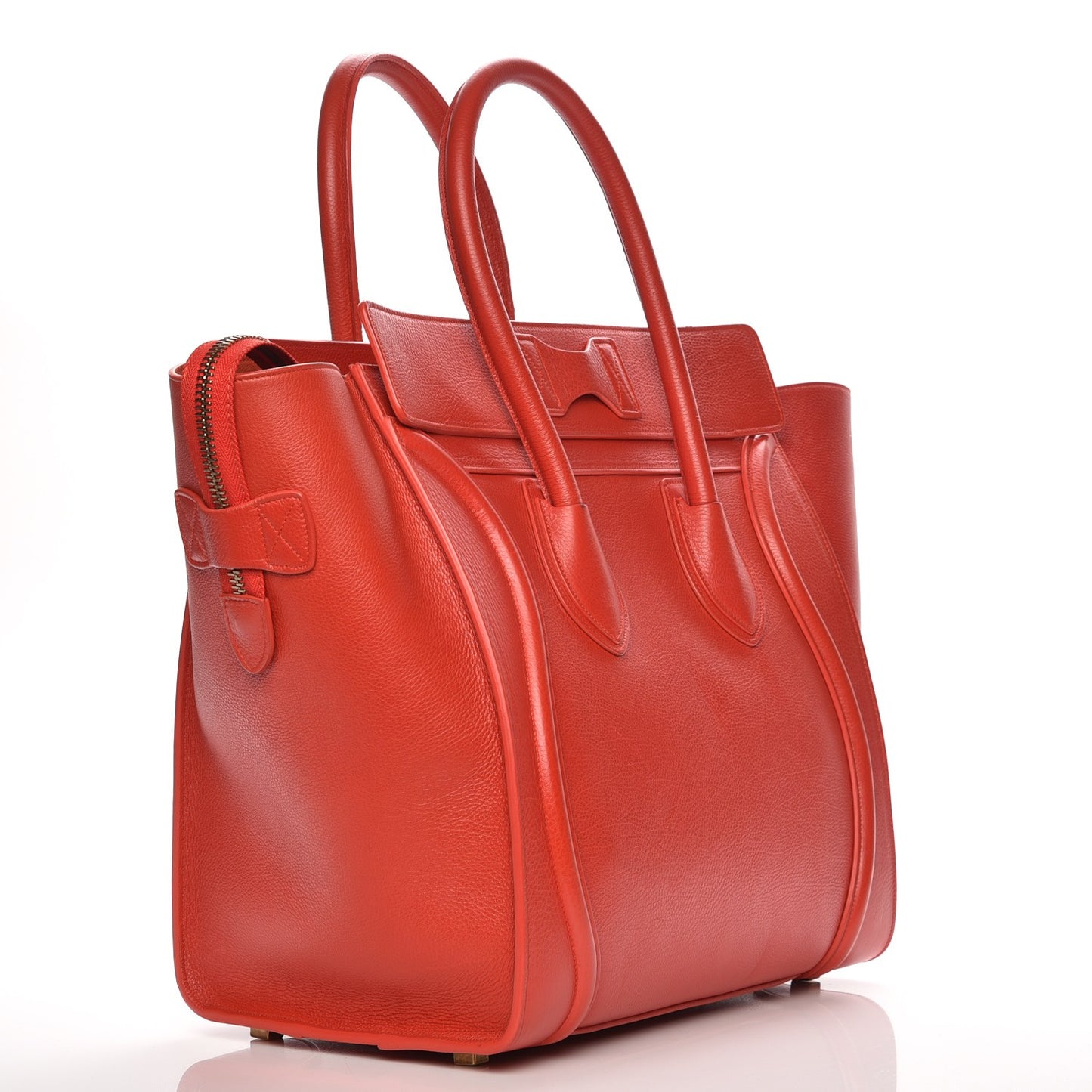 Baby Calfskin Mini Luggage Red