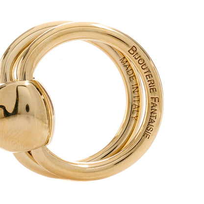 Hermes Permabrass Mors Scarf Ring Gold 3 of 6