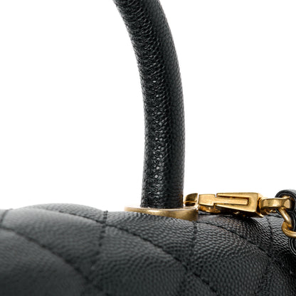 Chanel Caviar Quilted Mini Coco Handle Flap Black 12 of 15