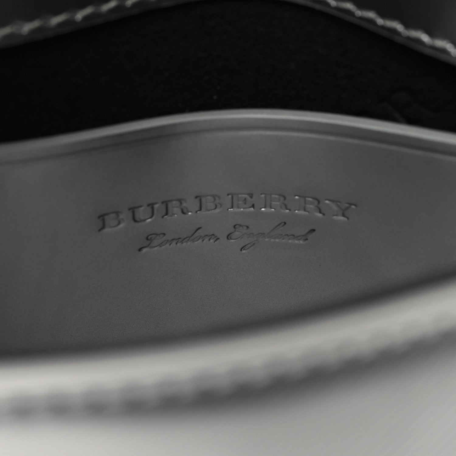 Burberry Metallic Trench Calfskin Mini DK88 Top Handle Bag Silver 6 of 10