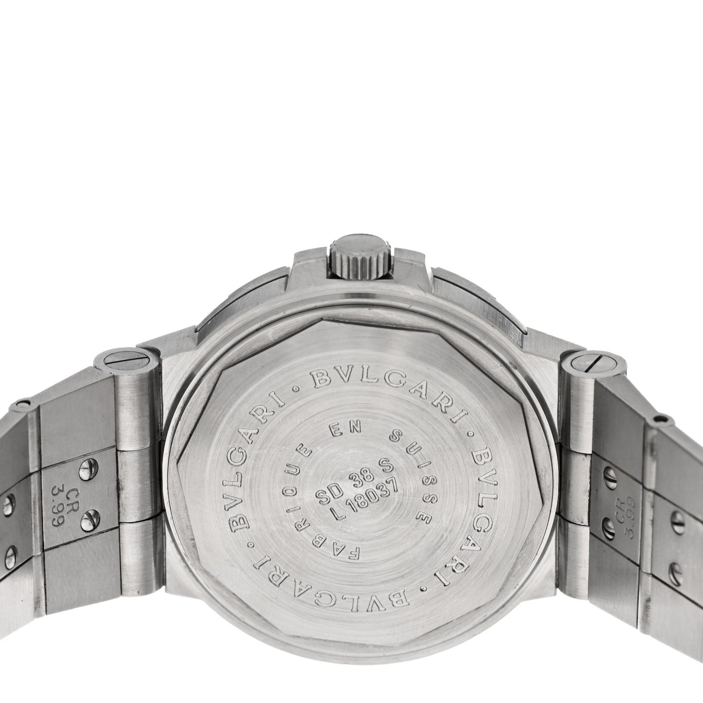 Stainless Steel 38mm Diagono Scuba Automatic Watch Black