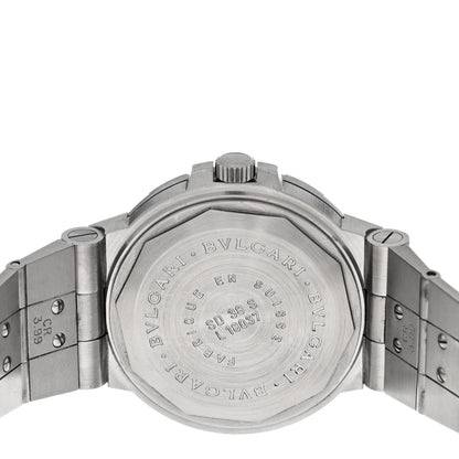 Bulgari Stainless Steel 38mm Diagono Scuba Automatic Watch Black 4 of 5