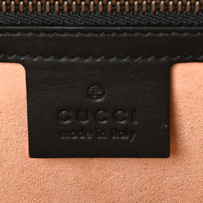 Gucci Calfskin Sylvie Web Small Queen Margaret Top Handle Bag Black 6 of 11