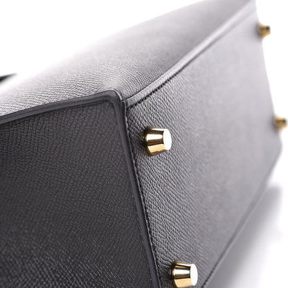 Hermes Epsom Kelly Sellier 25 Black 10 of 41