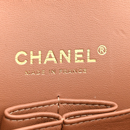 Chanel Lambskin Quilted Medium Double Flap Brown 5 of 10
