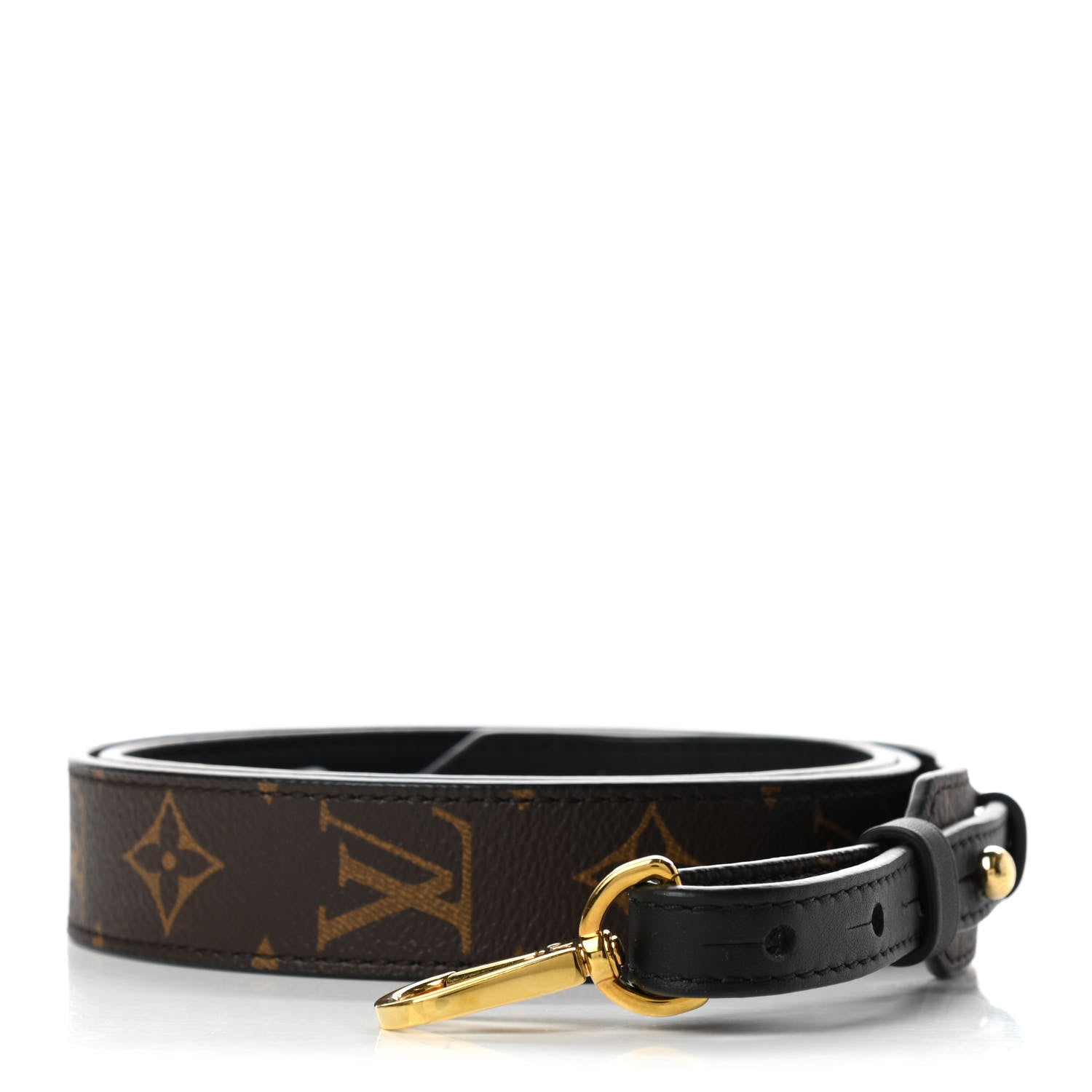 Louis Vuitton Monogram Bandouliere Shoulder Strap XL Black 1 of 4
