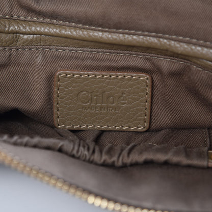 Chloe Calfskin Medium Marcie Satchel Anchor Grey 6 of 9