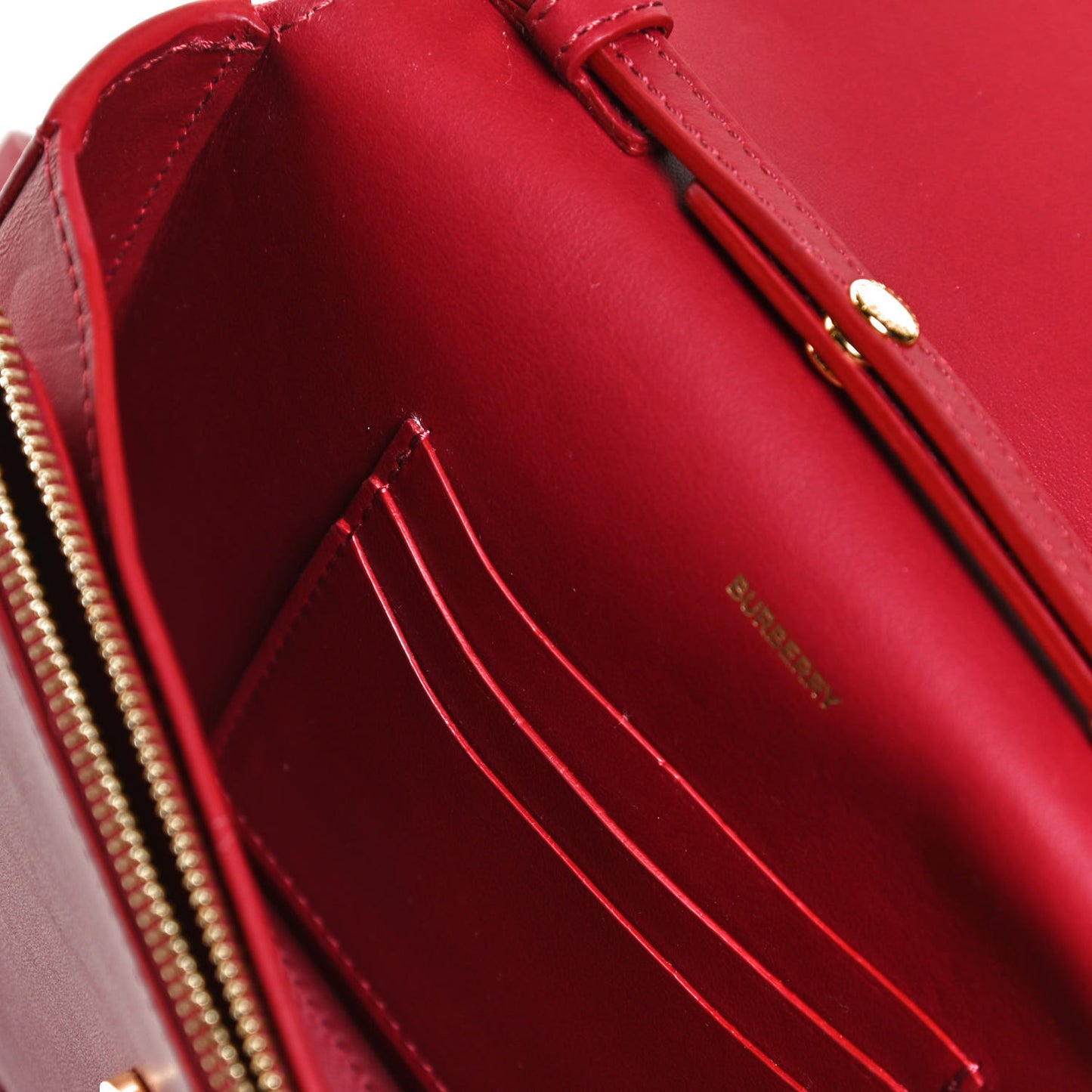 Calfskin Vintage Check Hayes Crossbody Parade Red