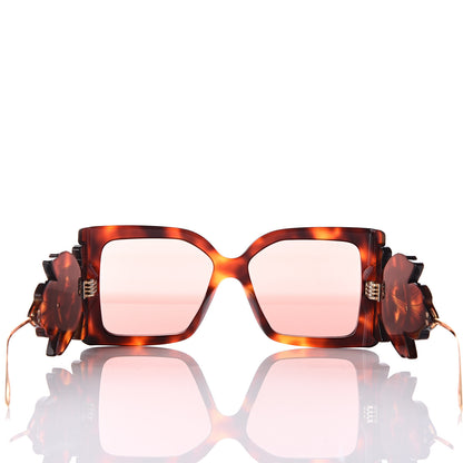 Gucci Acetate Square Frame Wing Sunglasses GG0535S Havana 7 of 8
