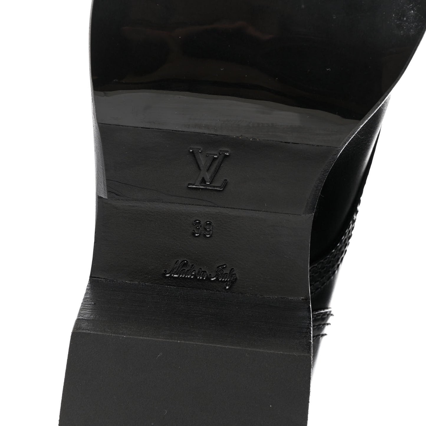 Calfskin Monogram Metropolis Flat Ranger Boots 39 Black