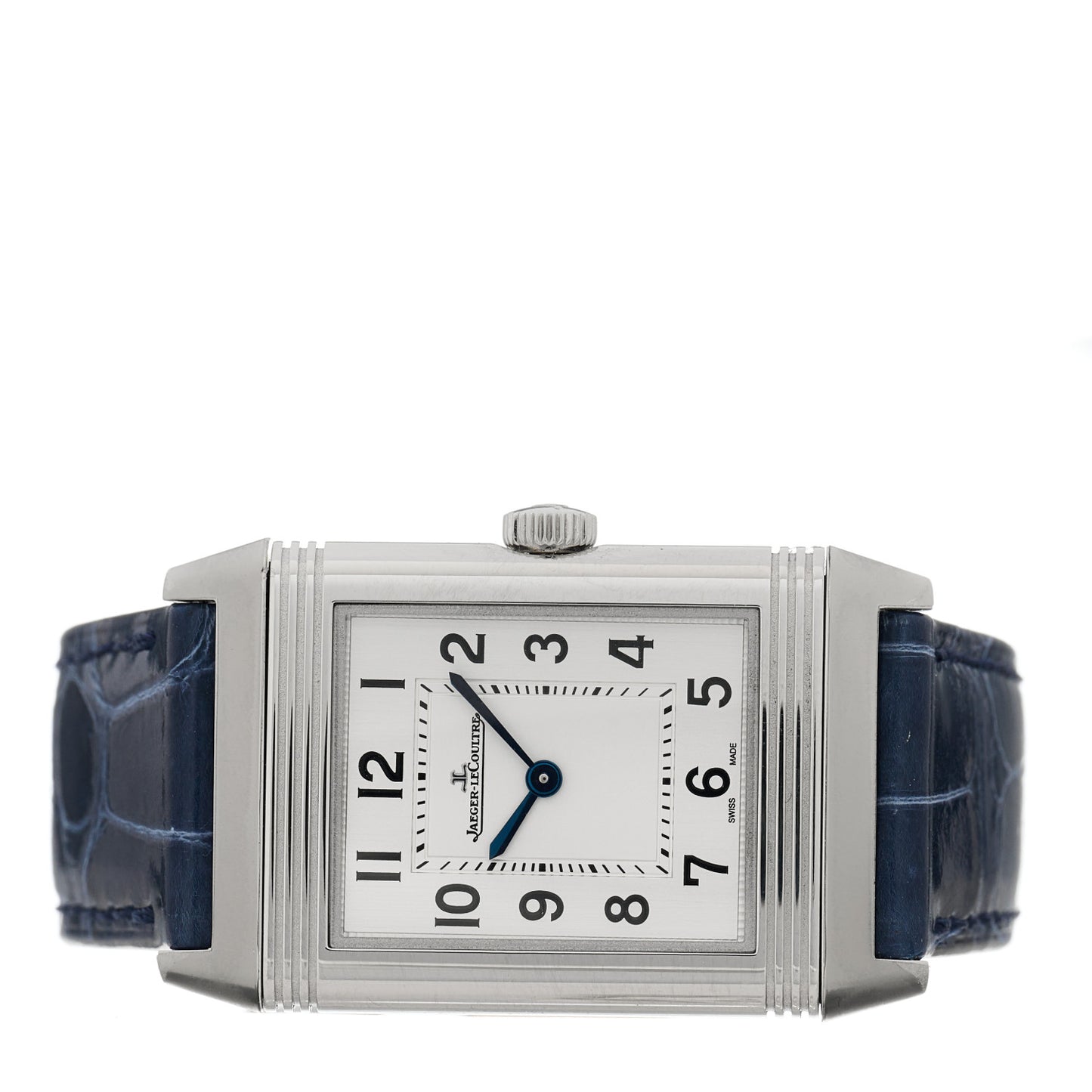 Stainless Steel Alligator 24.4mm Reverso Classique Quartz Watch Q2518540