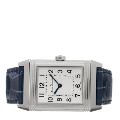 Jaeger-LeCoultre Stainless Steel Alligator 24.4mm Reverso Classique Quartz Watch Q2518540 2 of 5