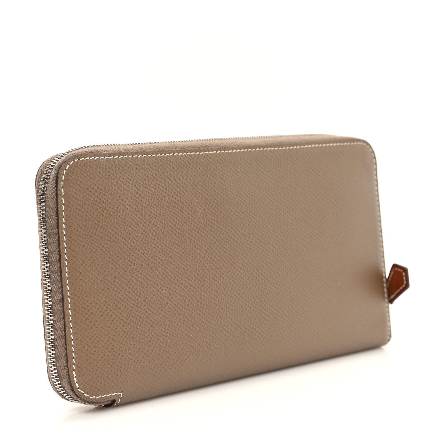 Hermes Epsom Silk'In Wallet Etoupe 3 of 7