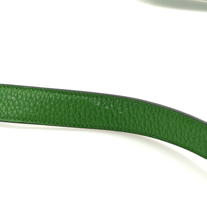 Hermes Taurillon Clemence Mini Lindy 20 Vert Yucca 13 of 14