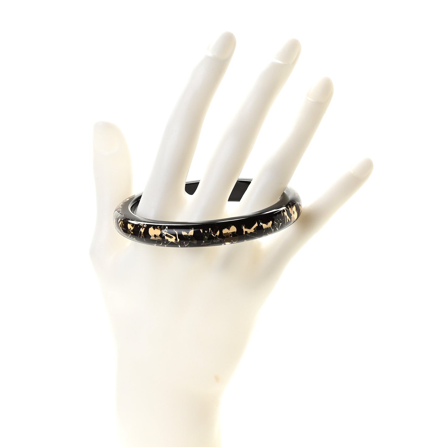 Resin Swarovski Small Inclusion Bracelet PM Marron