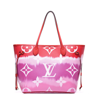 Louis Vuitton Monogram Escale Neverfull MM Rouge 1 of 8