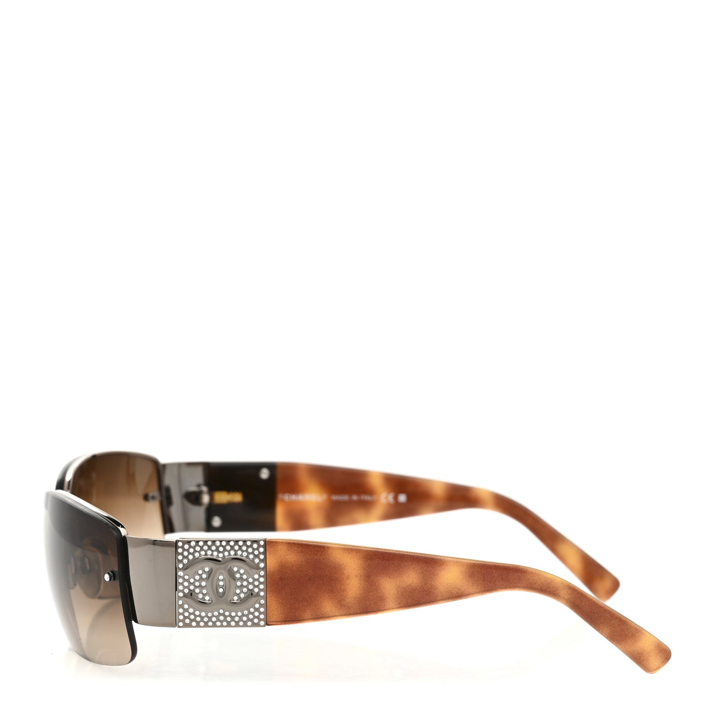 Crystal CC Sunglasses 4117-B Tortoise