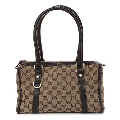 Gucci Monogram Small Abbey Boston Dark Brown 1 of 10
