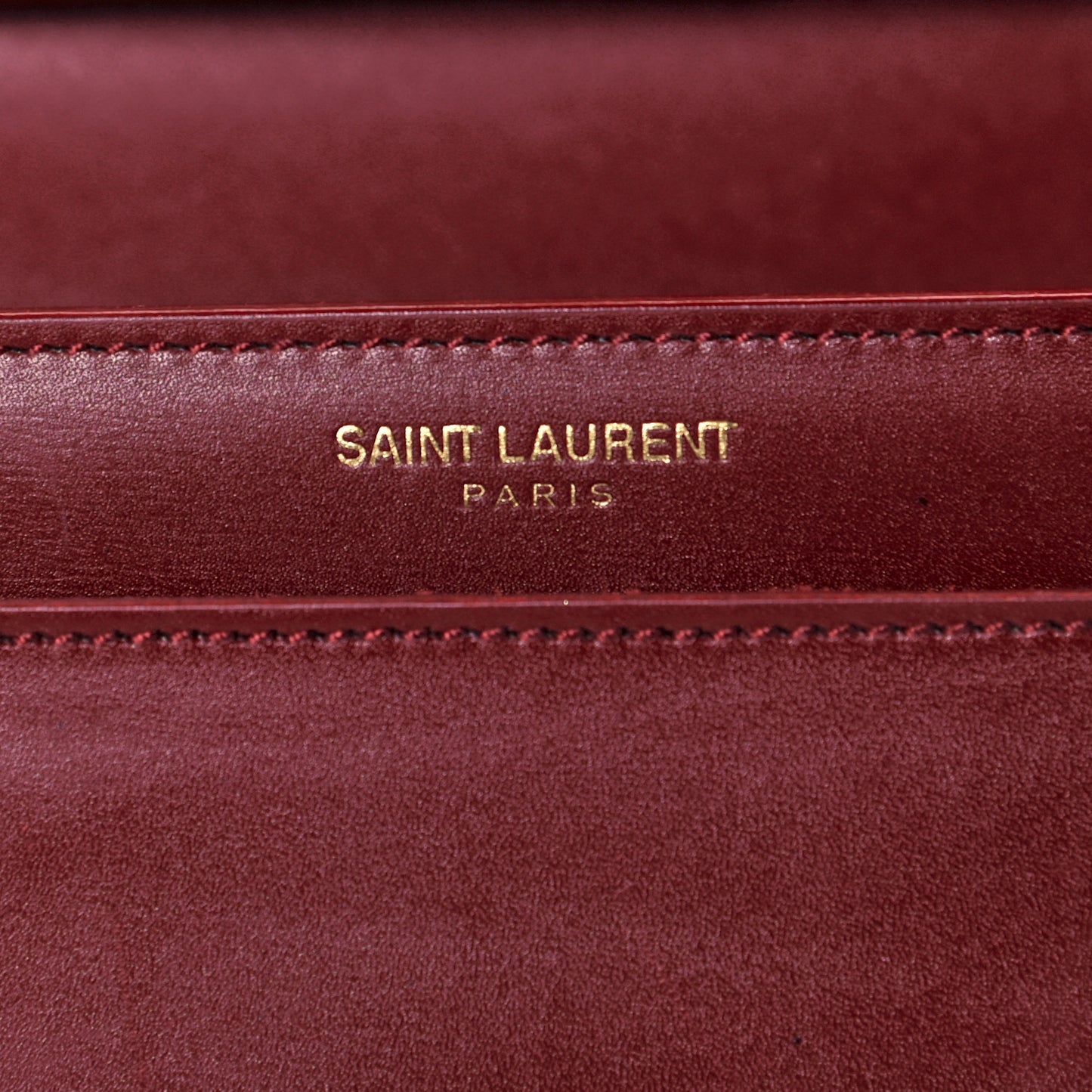 Smooth Calfskin Medium High School Satchel Red