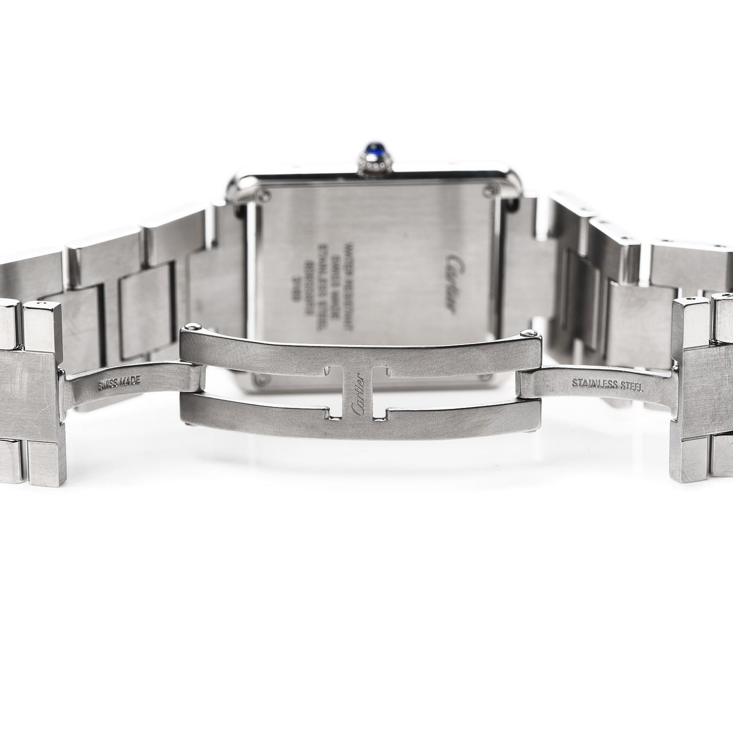 Stainless Steel 27mm Tank Solo Quartz Watch