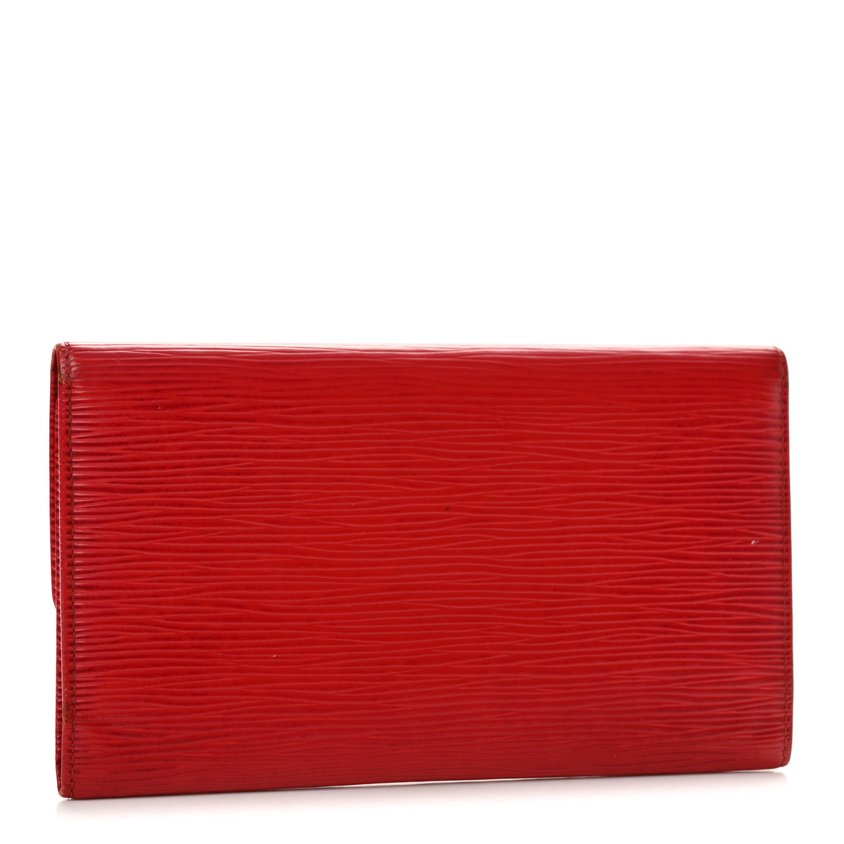 Epi Porte Tresor International Wallet Castillan Red