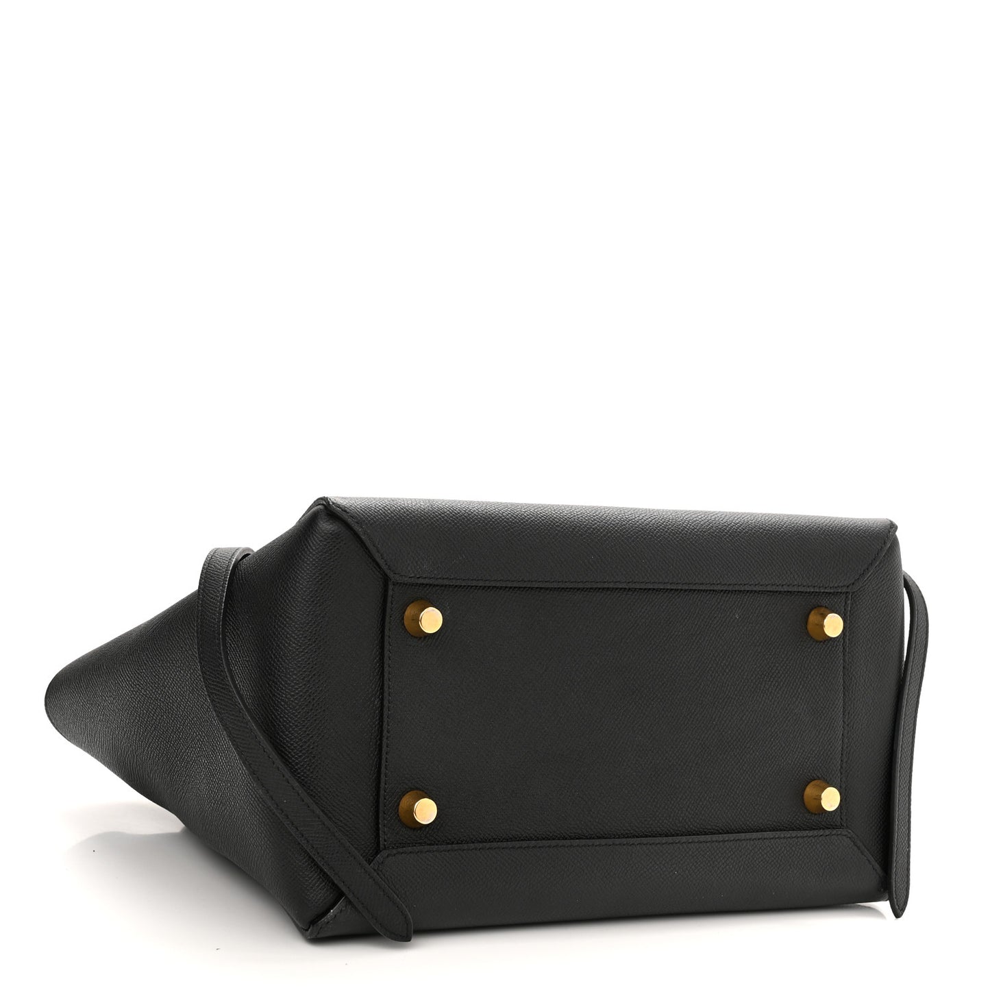 Grained Calfskin Mini Belt Bag Black