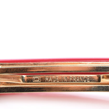 Louis Vuitton Resin Swarovski Crystal Inclusion Barrette PM Pomme d'Amour 4 of 5