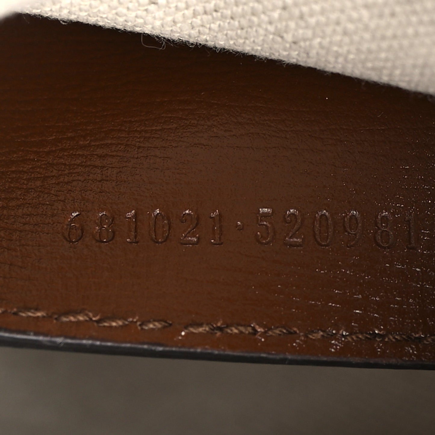 GG Supreme Monogram Azalea Calfskin Retro Interlocking G Flat Messenger Bag Beige Ebony Brown Sugar