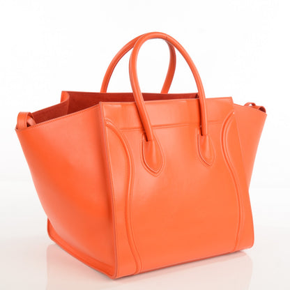Celine Smooth Calfskin Medium Phantom Luggage Orange 3 of 8
