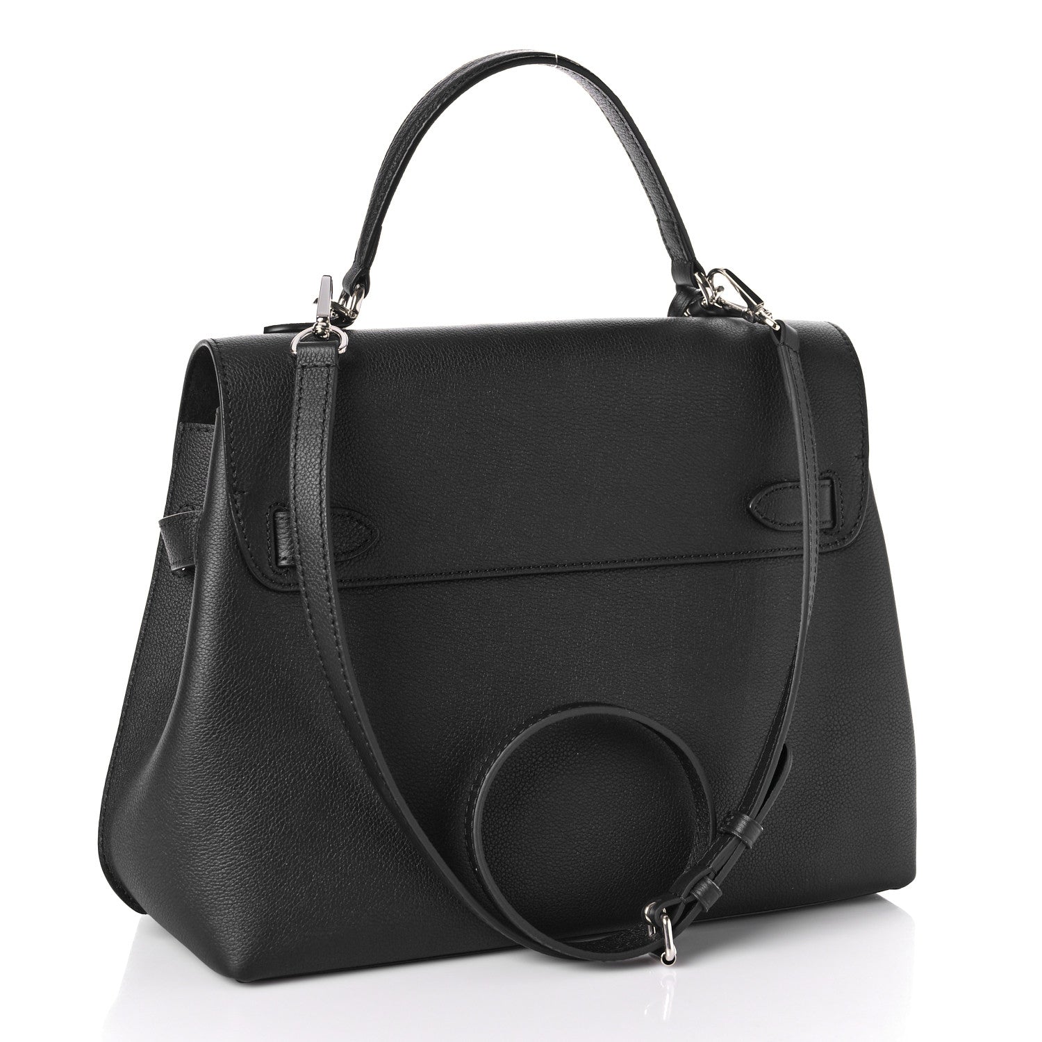 Louis Vuitton Soft Calfskin Lockme Ever MM Black 4 of 10
