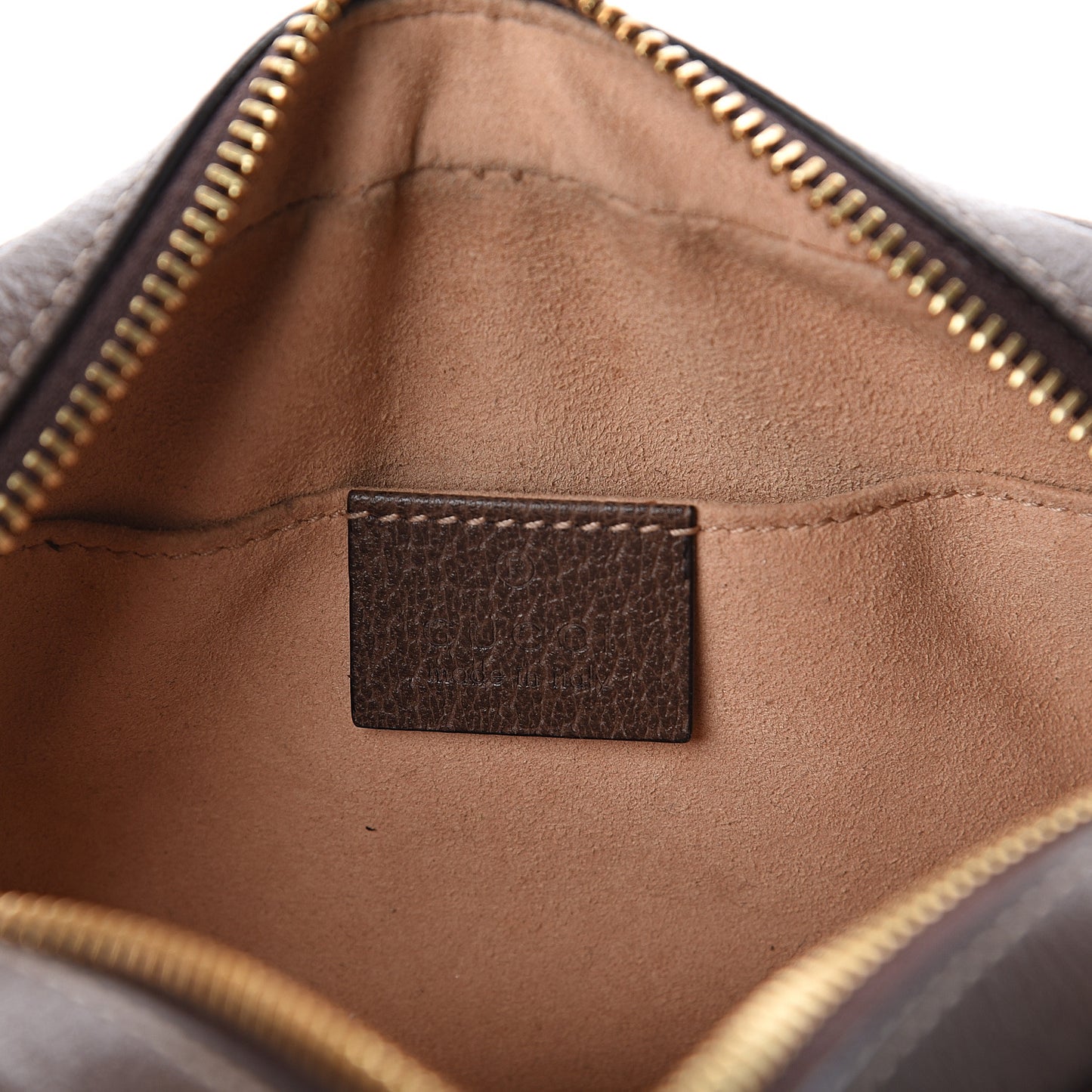 GG Supreme Monogram Web Mini Ophidia Shoulder Bag Brown