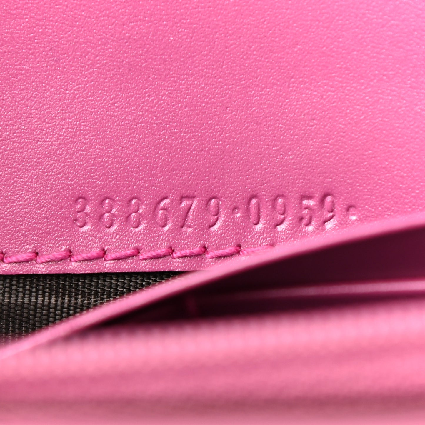 Guccissima Signature Bowy Continental Wallet Peonia Flower